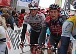 Andy Schleck am Ziel der dritten Etappe der Tour de Suisse 2008